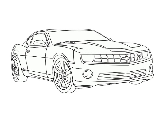 camaro coloring pages - photo #20