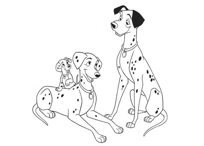 dalmatian coloring pages for kids - photo #6