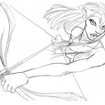 Avatar - Neytiri coloring pages