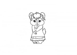 Chipettes coloring pages