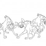 Lion King - Hyenas coloring pages