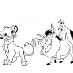 Lion King coloring page
