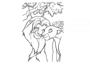 Lion King coloring sheets