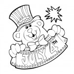 4th of july coloring page