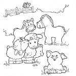 Farm animals coloring pages