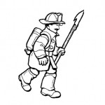 Fireman coloring pages