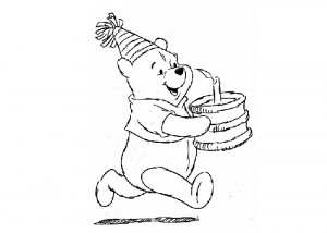 Happy b-day coloring pages