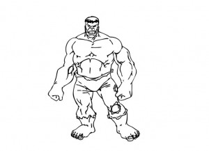 Incredible Hulk coloring page