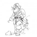 Old pirates coloring pages