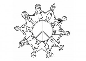 World children coloring page