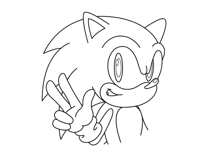 Sonic coloring pages online - Coloring pages