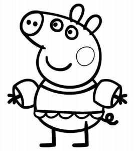 George pig coloring pages
