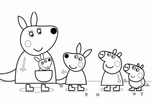 Peppa pig and kids coloring pages