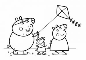 Peppa pig and parents keit coloring pages