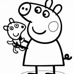 Peppa pig free coloring pages