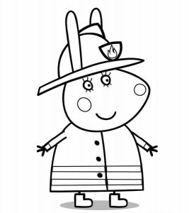 Rebecca rabbit coloring pages