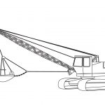 Dragline excavator coloring pages