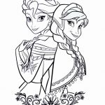 Frozen princesses coloring pages
