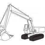 Power shovel coloring pages