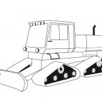 Snowcat coloring pages