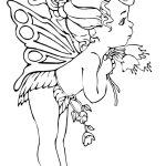 A Little Fairy coloring pages