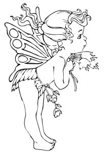 A Little Fairy coloring pages