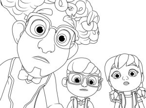 Action Academy coloring pages