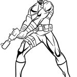 Action Nick Fury coloring pages