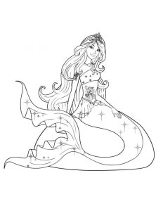 Amazing Barbie Mermaid coloring pages