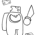 Among Us Mr. Cheese coloring pages
