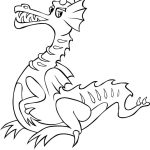 Animated Dragon coloring pages