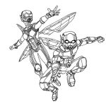 Ant-Man and Wasp coloring pages