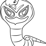 Arbok pokemon coloring pages