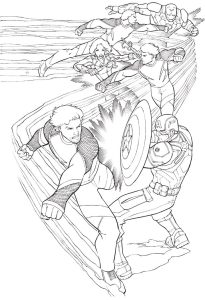 Avengers Quicksilver coloring pages
