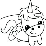 Baby Unicorn coloring pages