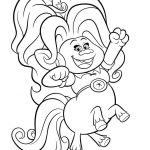 Bergen Girl Trolls coloring pages