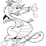 Breath Chinese Dragon coloring pages