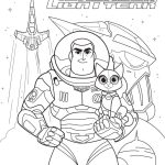 Buzz Lightyear and Sox coloring pages