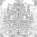 Castle for adults coloring pages