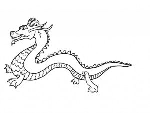 Chinese Dragon coloring pages free