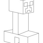 Creeper Minecraft coloring pages