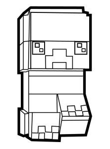 Cute Creeper Minecraft coloring pages