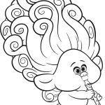 Cute Trolls coloring pages