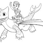 Dak and Winger coloring pages