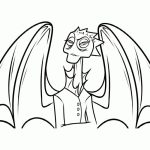 Dean Hardscrabble from Monsters University coloring pages