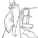 Disney wizard coloring pages