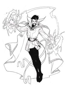 Doctor Strange coloring pages free
