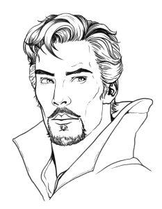 Doctor Strange coloring pictures
