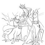 Dogs of DC League of Super Pets coloring pages