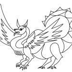Dragon Fox coloring pages